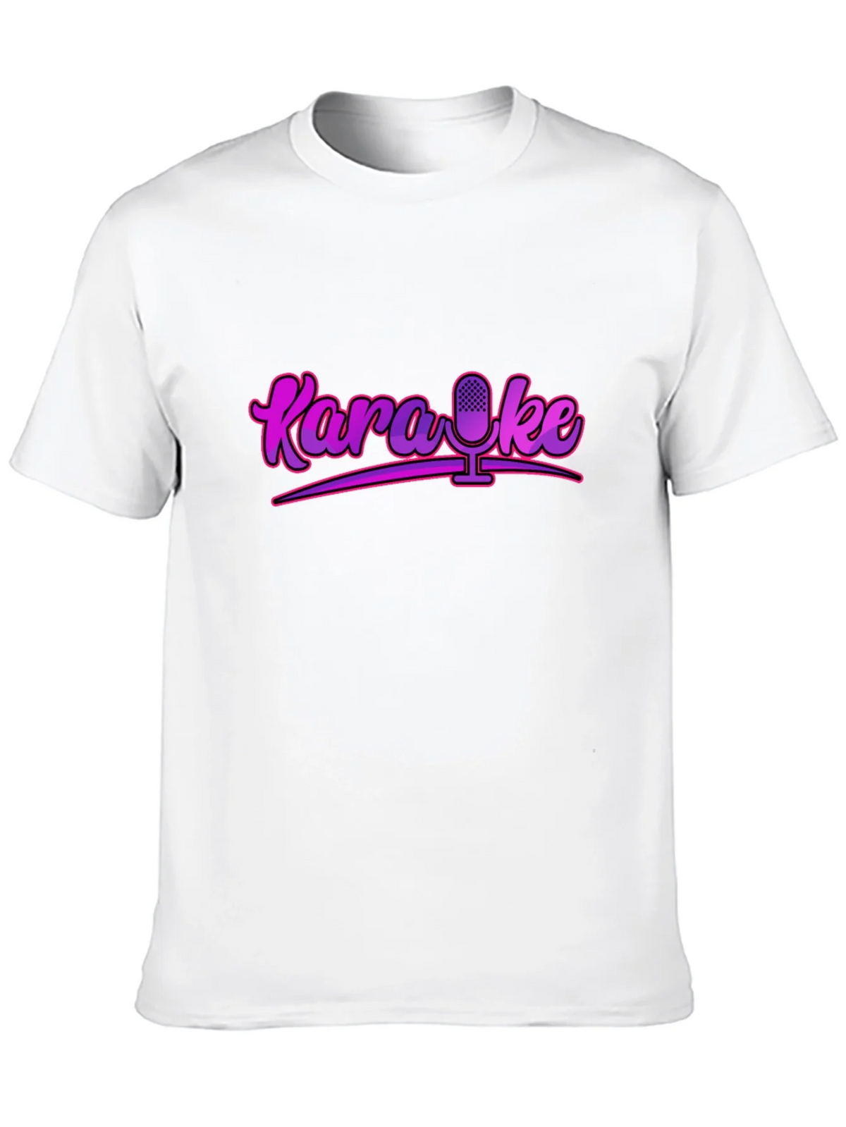 Karaoke Microphone Graphic Tee - Retro Style! product image 6