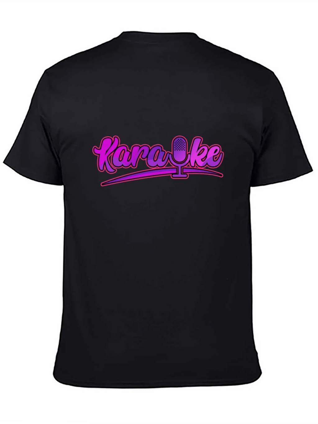 Karaoke Microphone Graphic Tee - Retro Style! product image 3