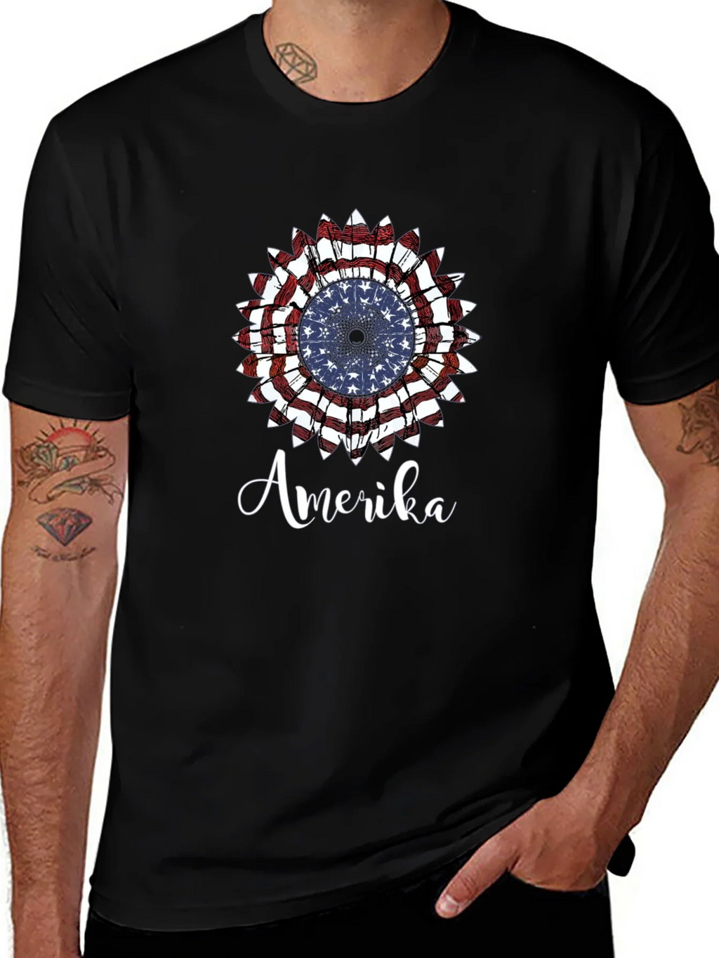 Amerika Patriotic Graphic T-Shirt product image 1