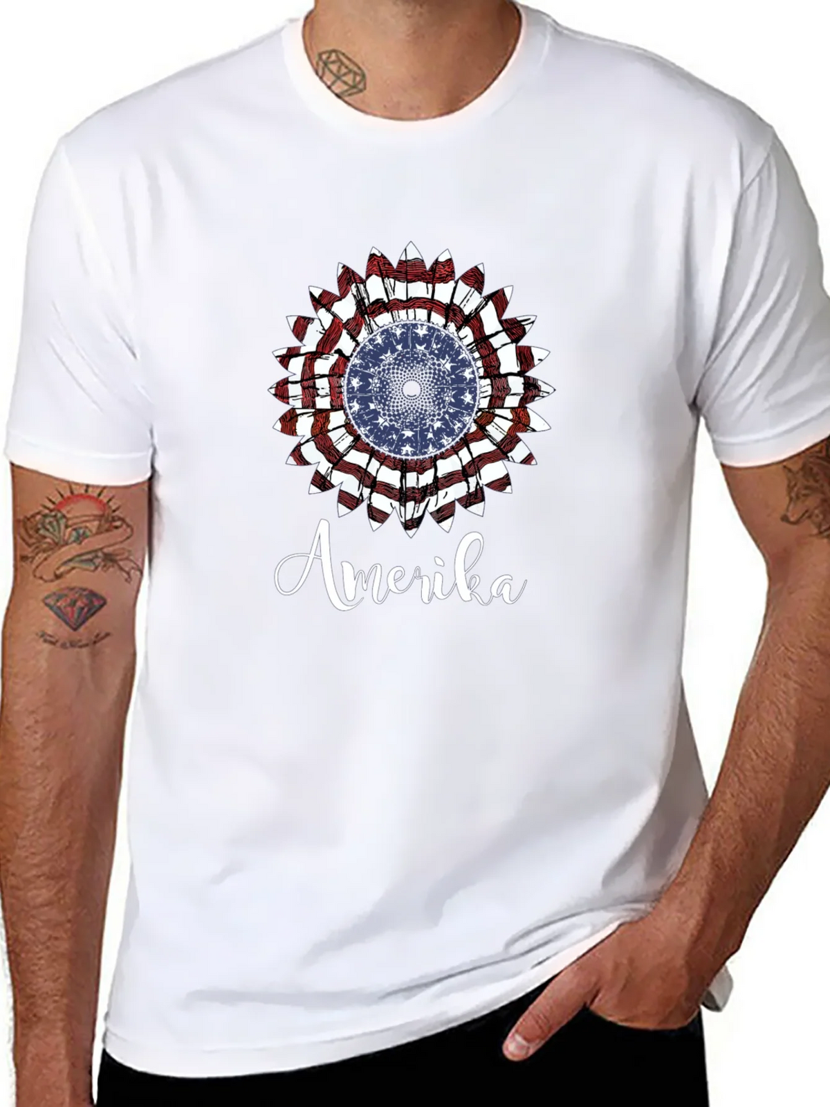 Amerika Patriotic Graphic T-Shirt product image 7