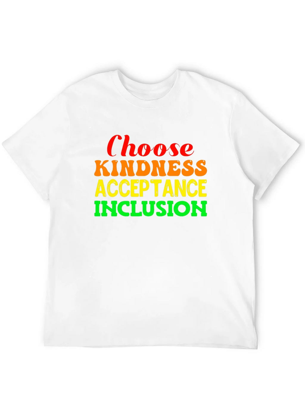 Choose Kindness Acceptance Inclusion T-Shirt product image 9