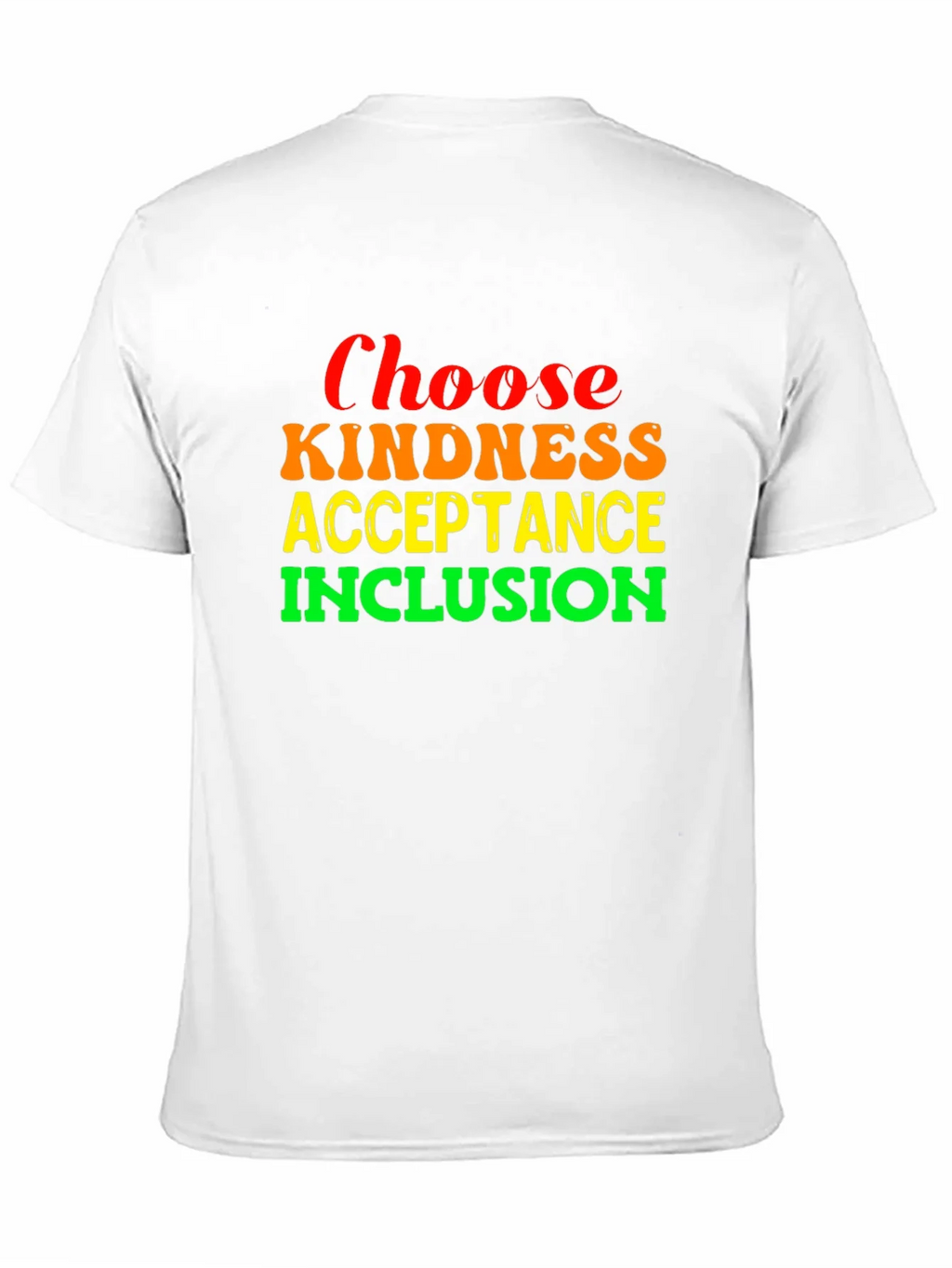 Choose Kindness Acceptance Inclusion T-Shirt product image 8
