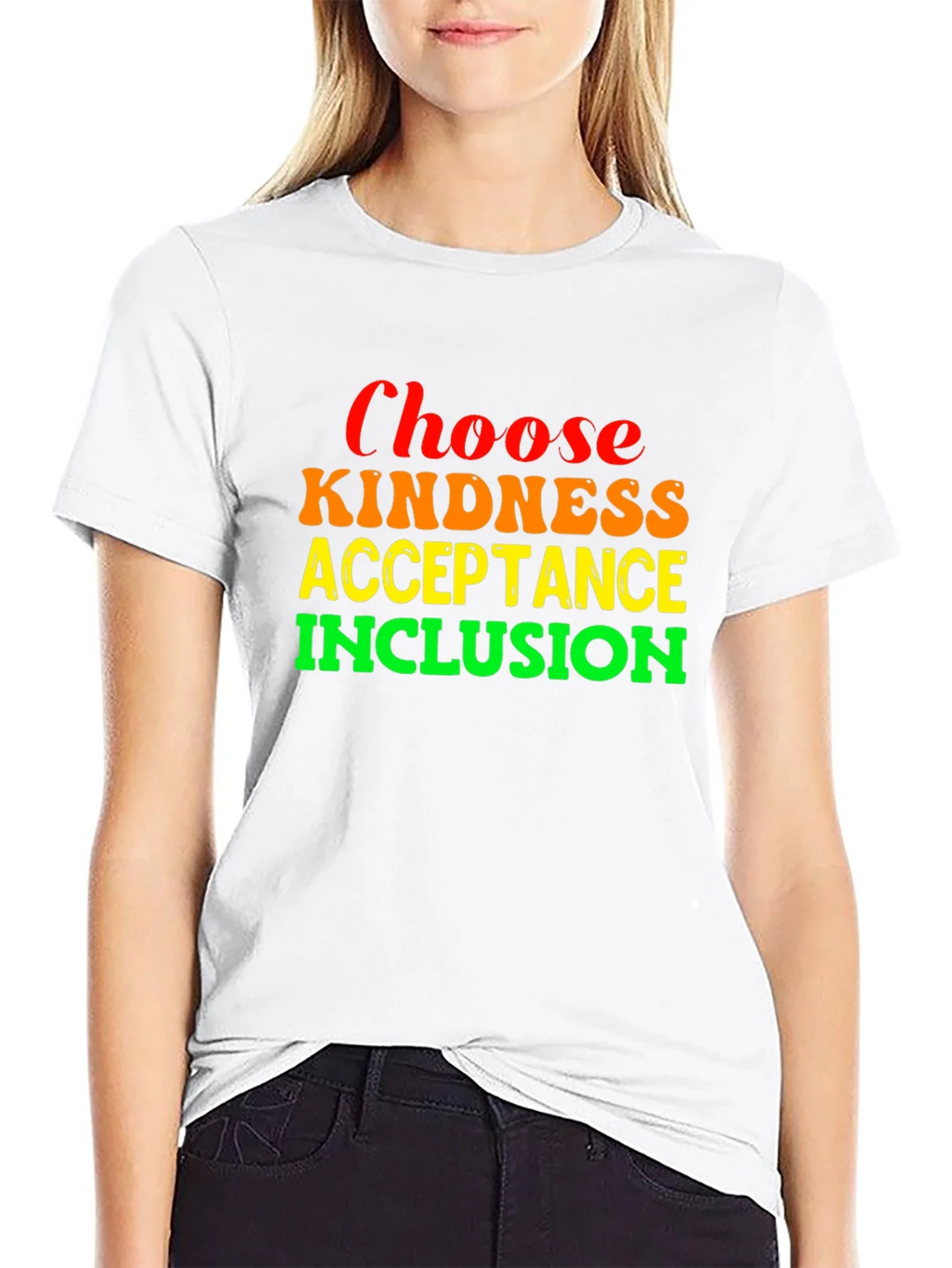 Choose Kindness Acceptance Inclusion T-Shirt product image 7