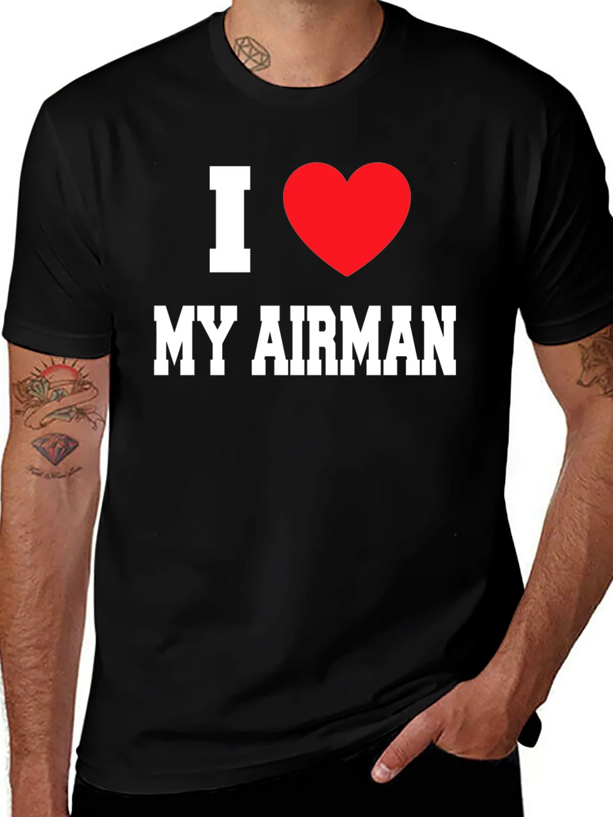 I Heart My Airman T-Shirt product image 1