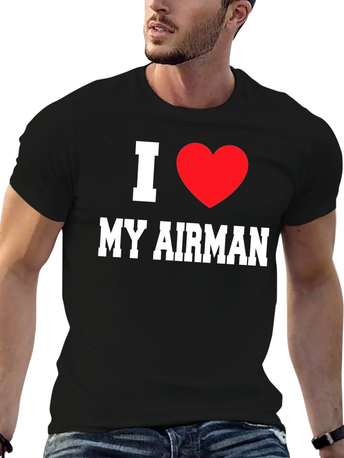 I Heart My Airman T-Shirt product image 6