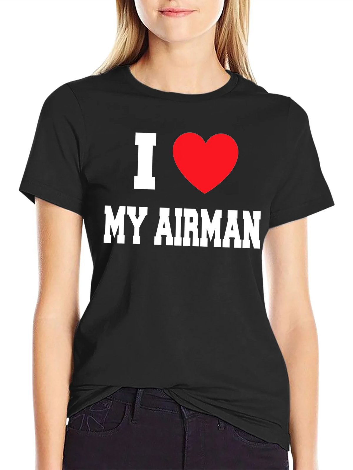 I Heart My Airman T-Shirt product image 2