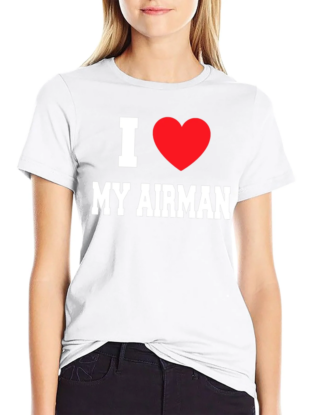 I Heart My Airman T-Shirt product image 8