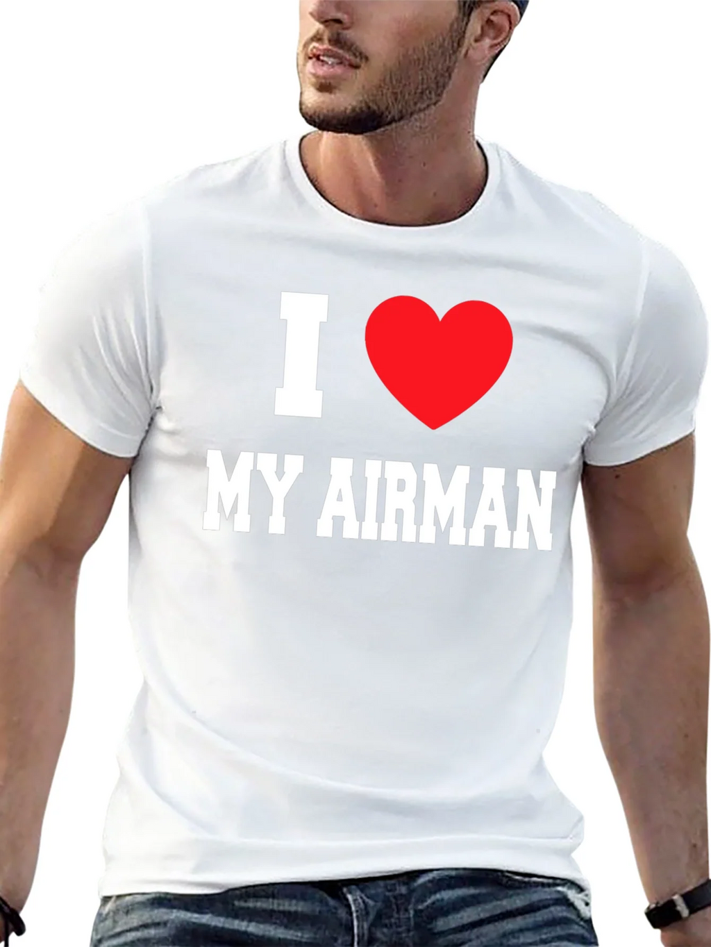 I Heart My Airman T-Shirt product image 12
