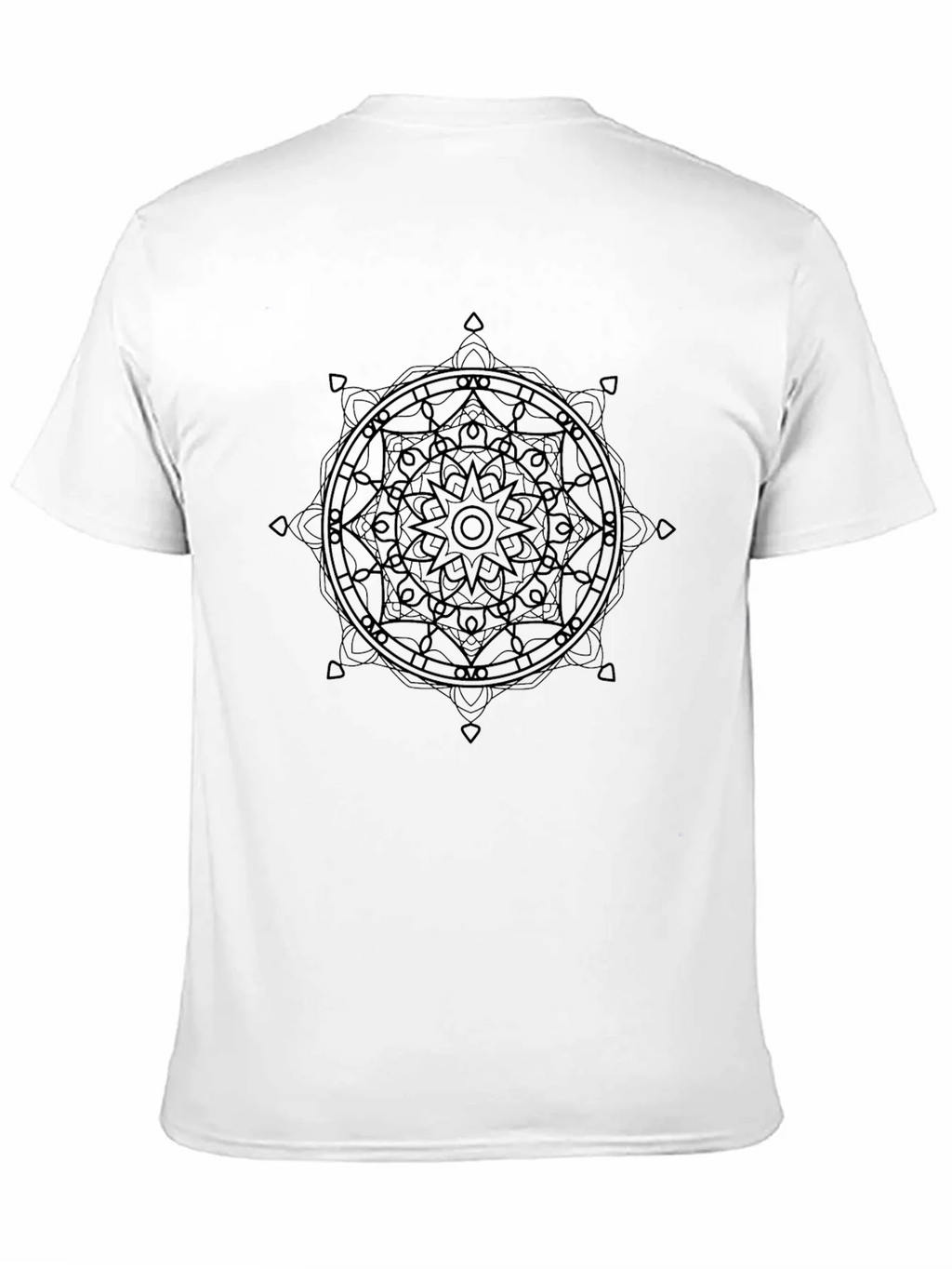 Mandala Graphic Black T-Shirt - Stylish Geometric Design product image 10