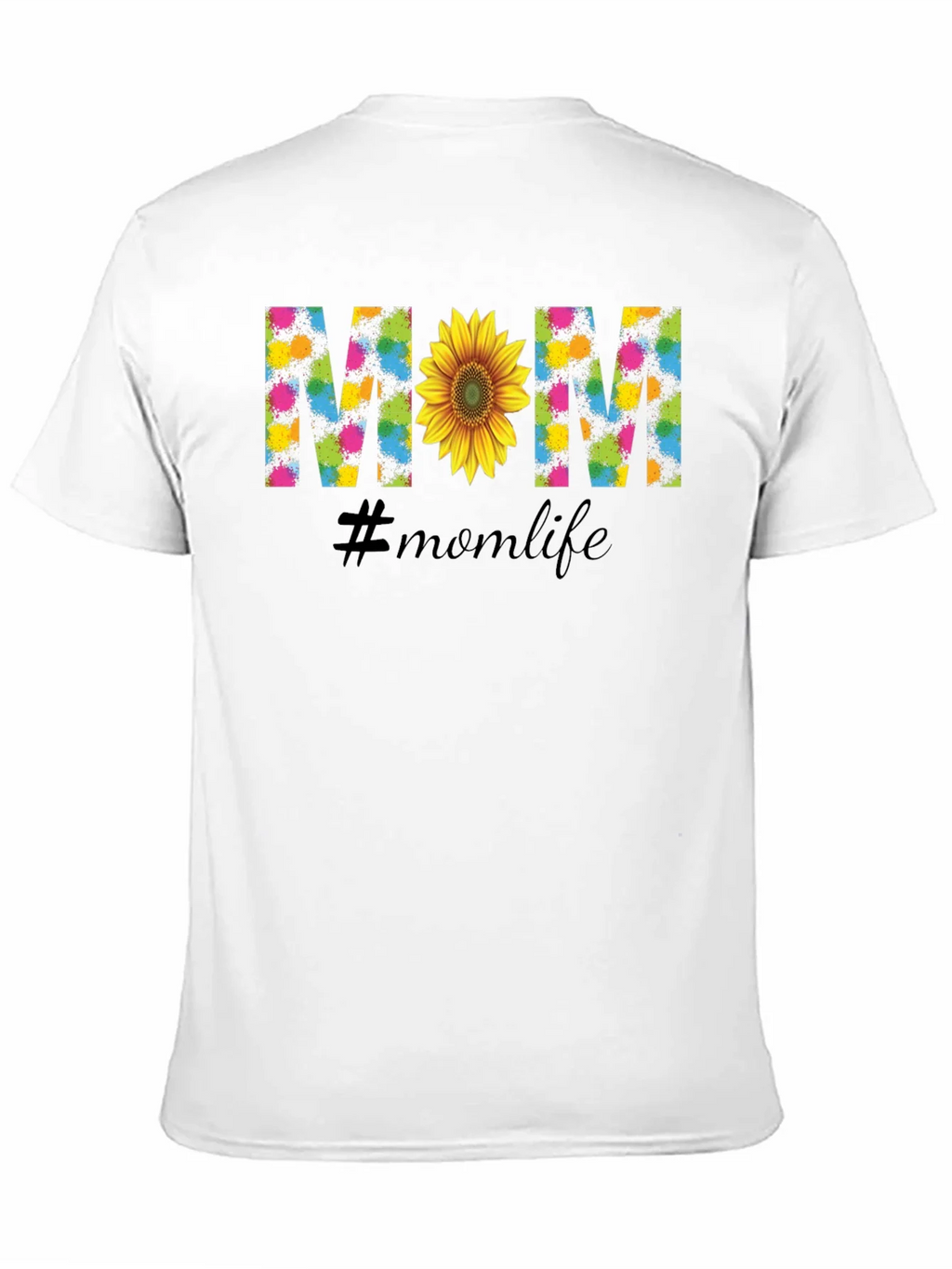 Mom Life Sunflower Graphic Tee - Black product image 7
