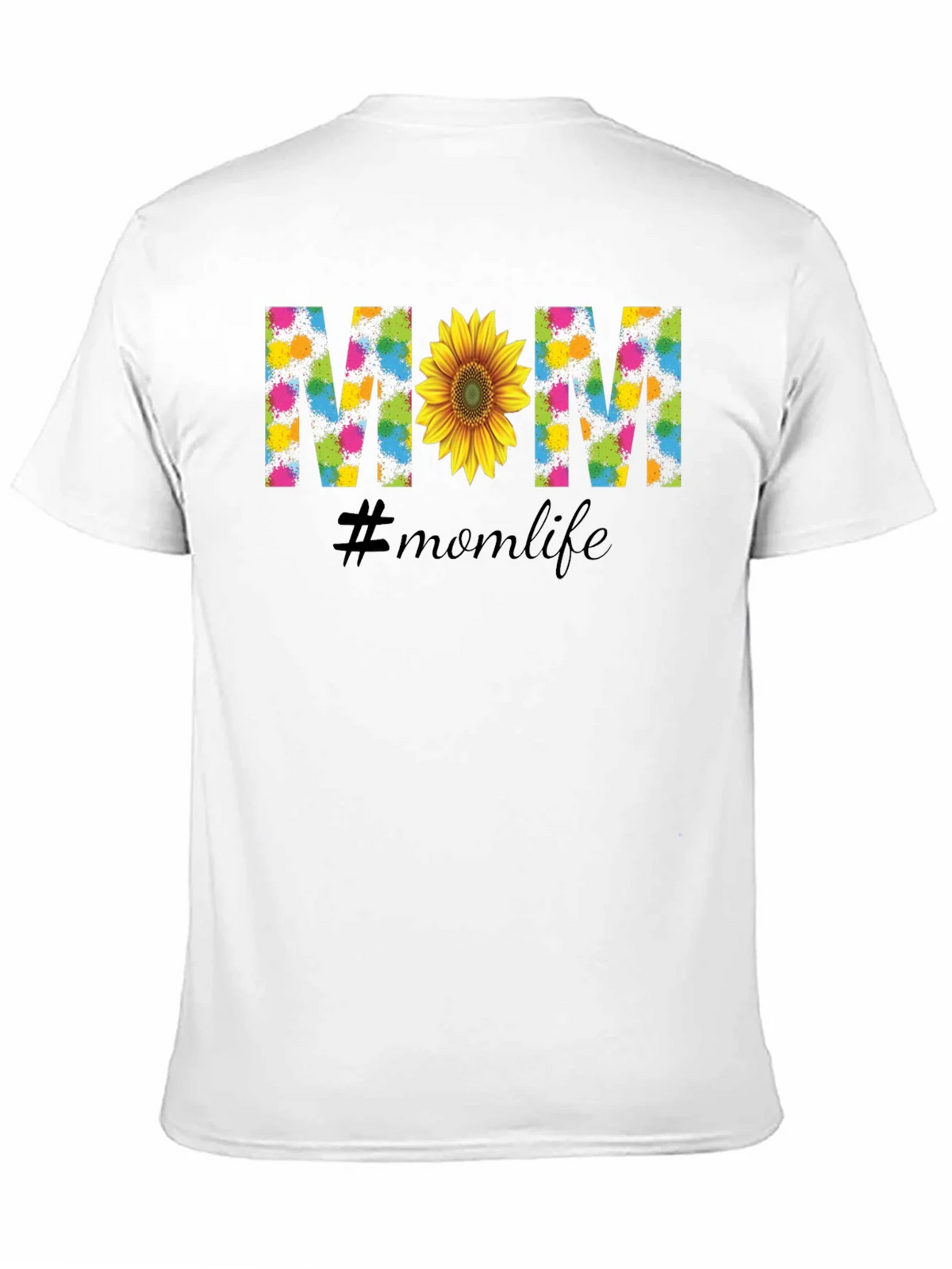 Mom Life Sunflower Graphic Tee - Black product image 7