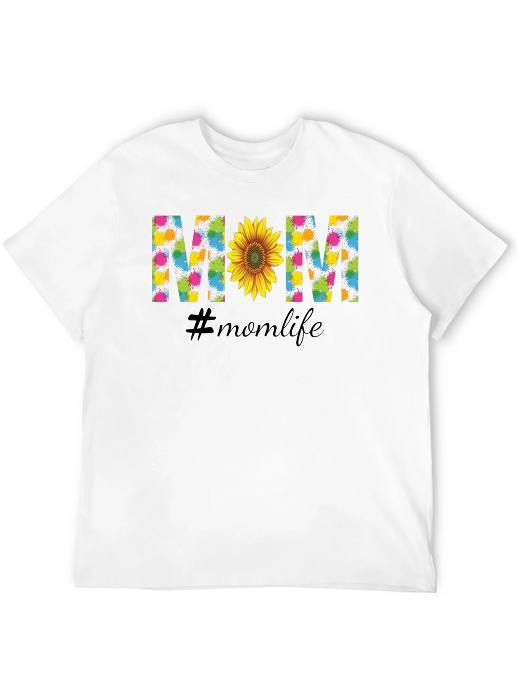Mom Life Sunflower Graphic Tee - Black product image 8