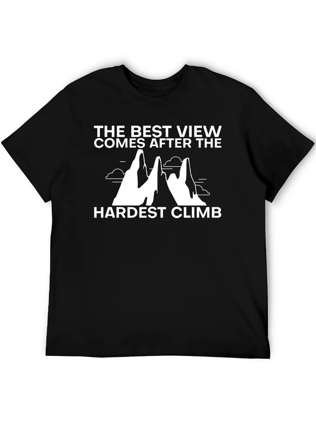 Motivational Climb T-Shirt - The Best View product image 5