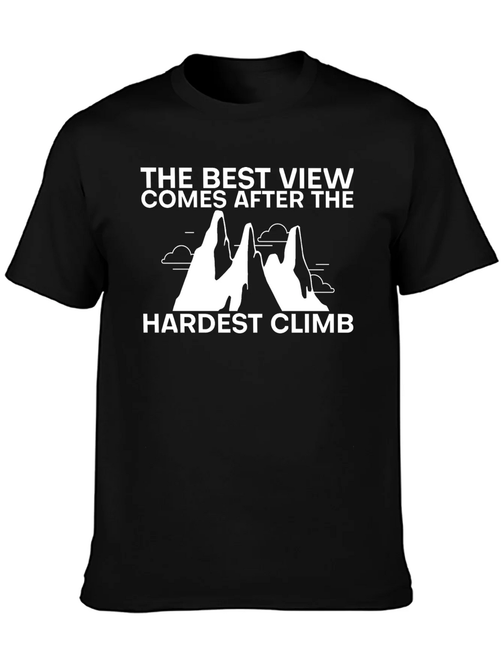 Motivational Climb T-Shirt - The Best View product image 3