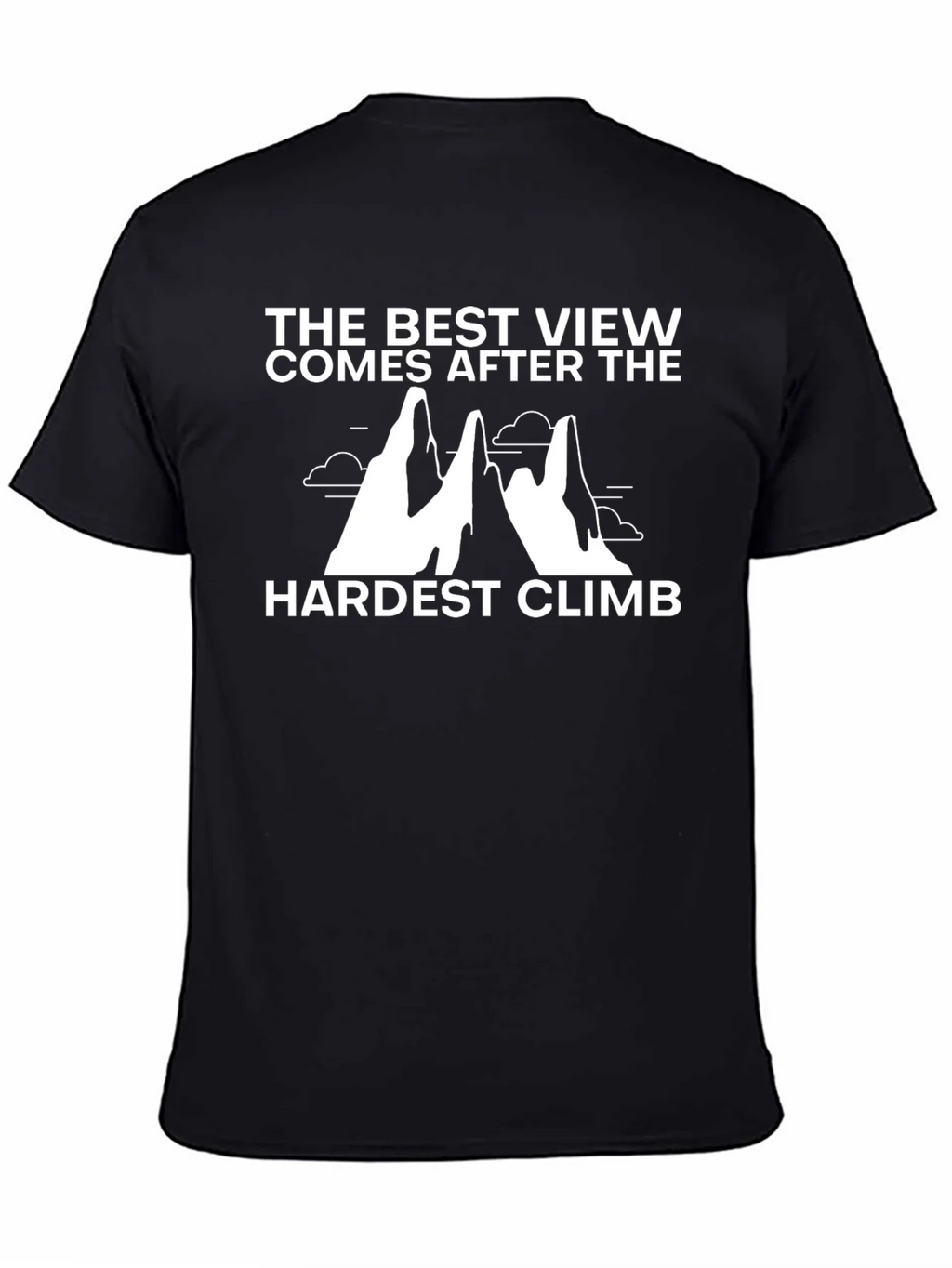 Motivational Climb T-Shirt - The Best View product image 4
