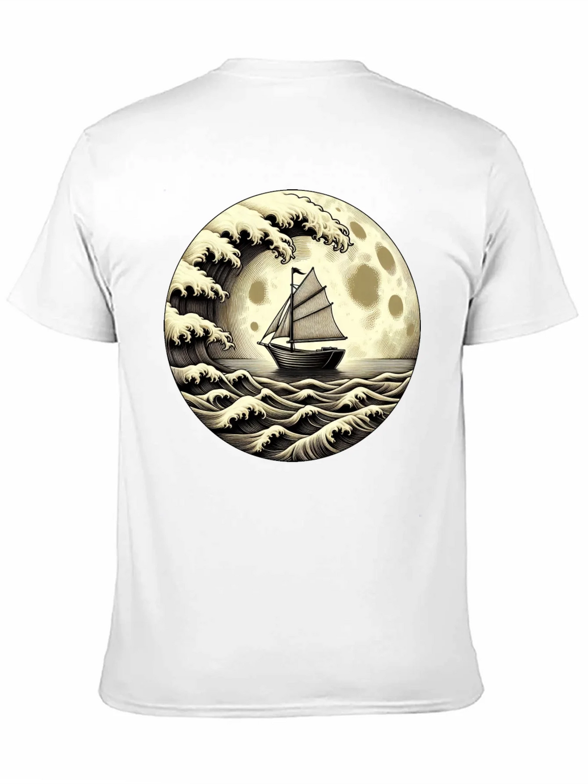 Nautical Moon Boat T-Shirt product image 10