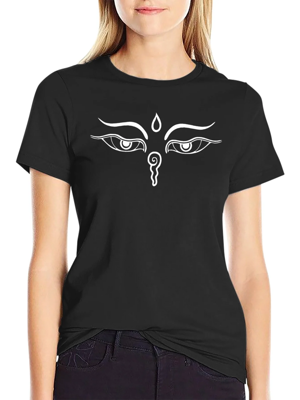 Enlightened Eye Graphic Black T-Shirt product image 2