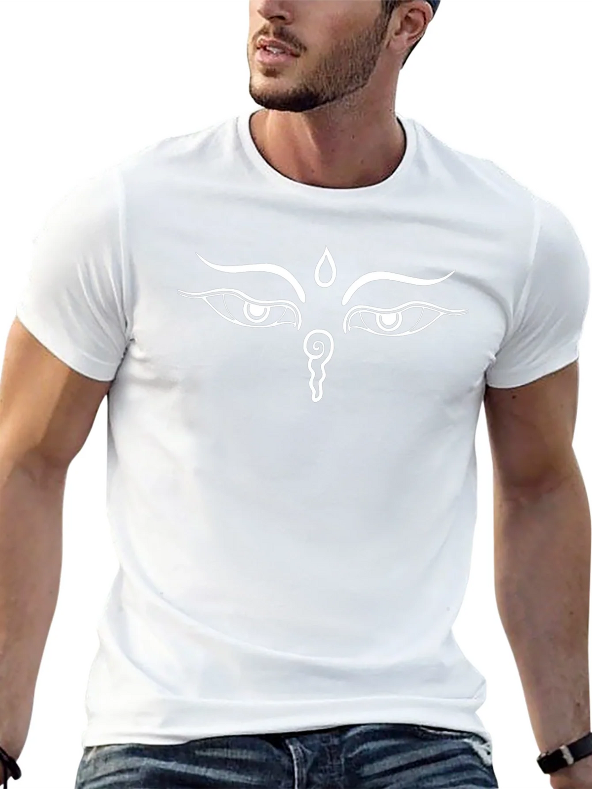 Enlightened Eye Graphic Black T-Shirt product image 12