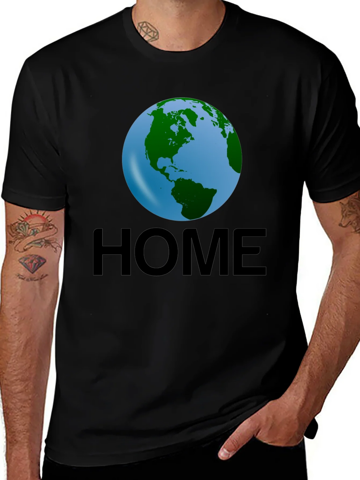 Earth Home T-Shirt - Show Your Love for the Planet product image 1