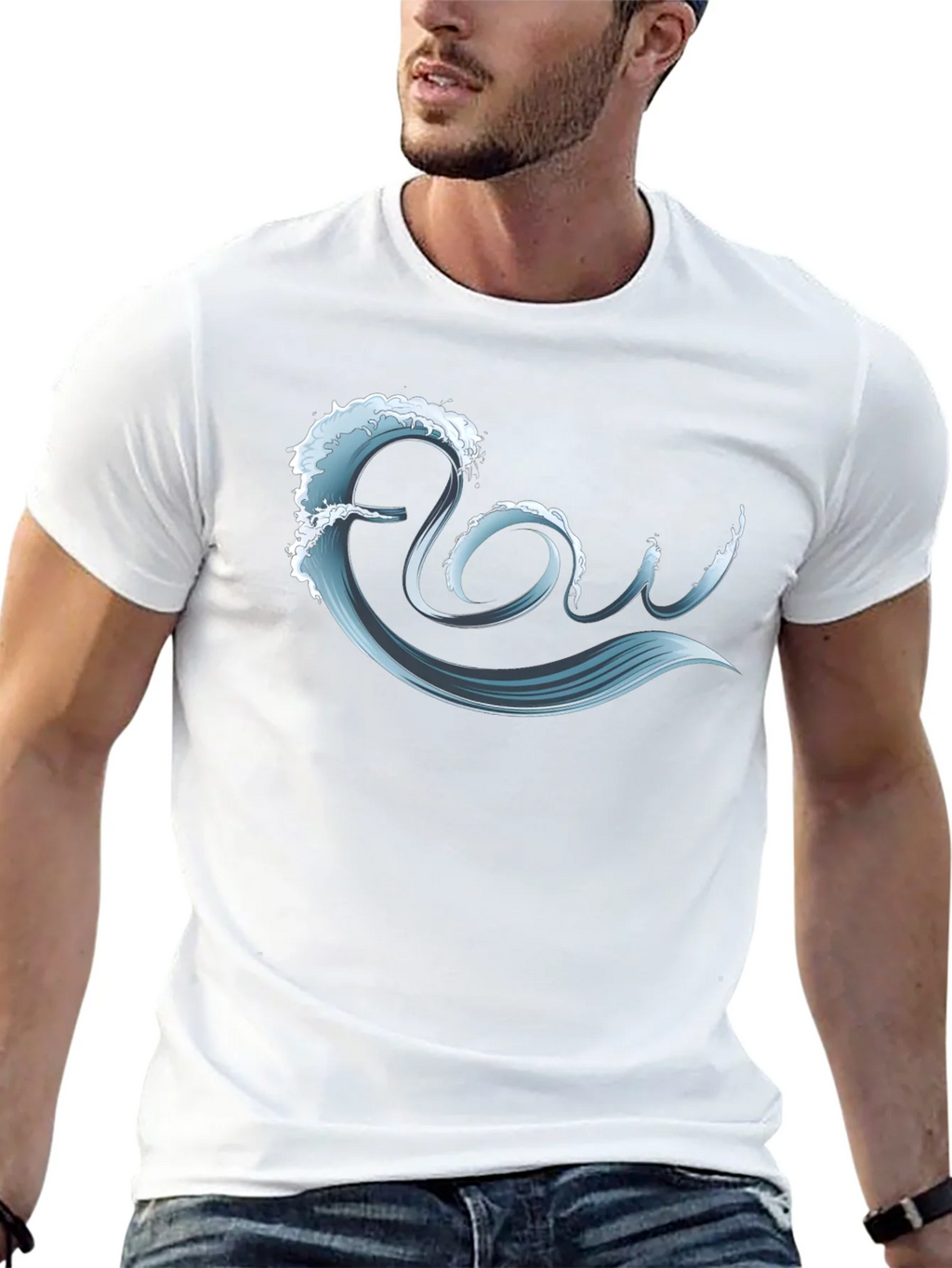 Flow Wave Graphic T-Shirt product image 12