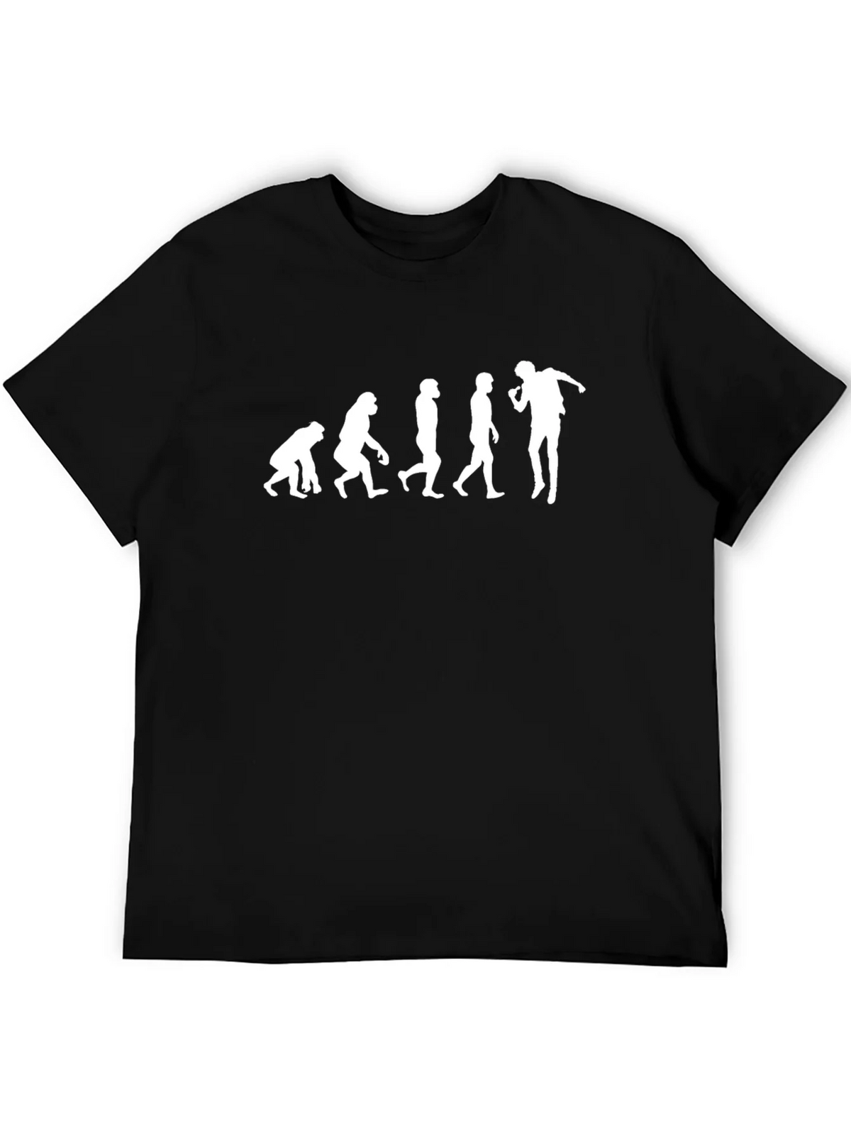 Evolution of Man Black T-Shirt product image 4