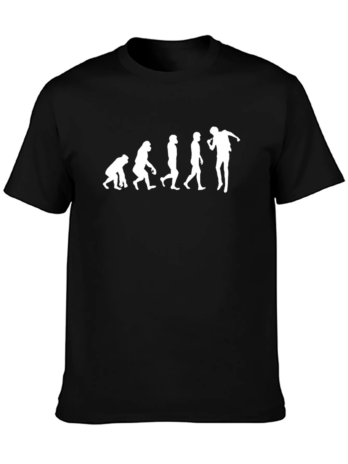 Evolution of Man Black T-Shirt product image 3