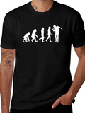 Evolution of Man Black T-Shirt product image 1