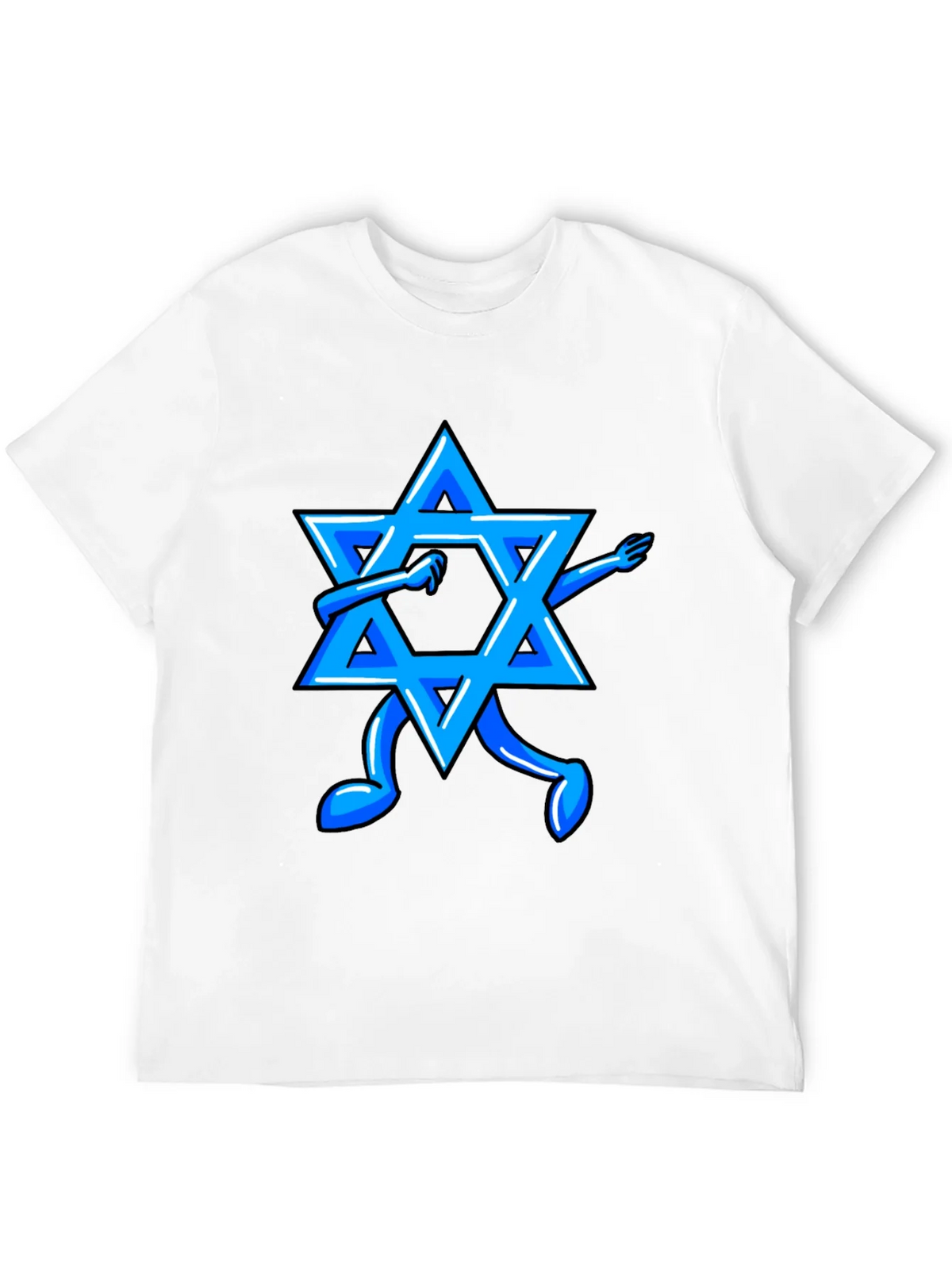 Dabbing Star of David Graphic Tee product image 11
