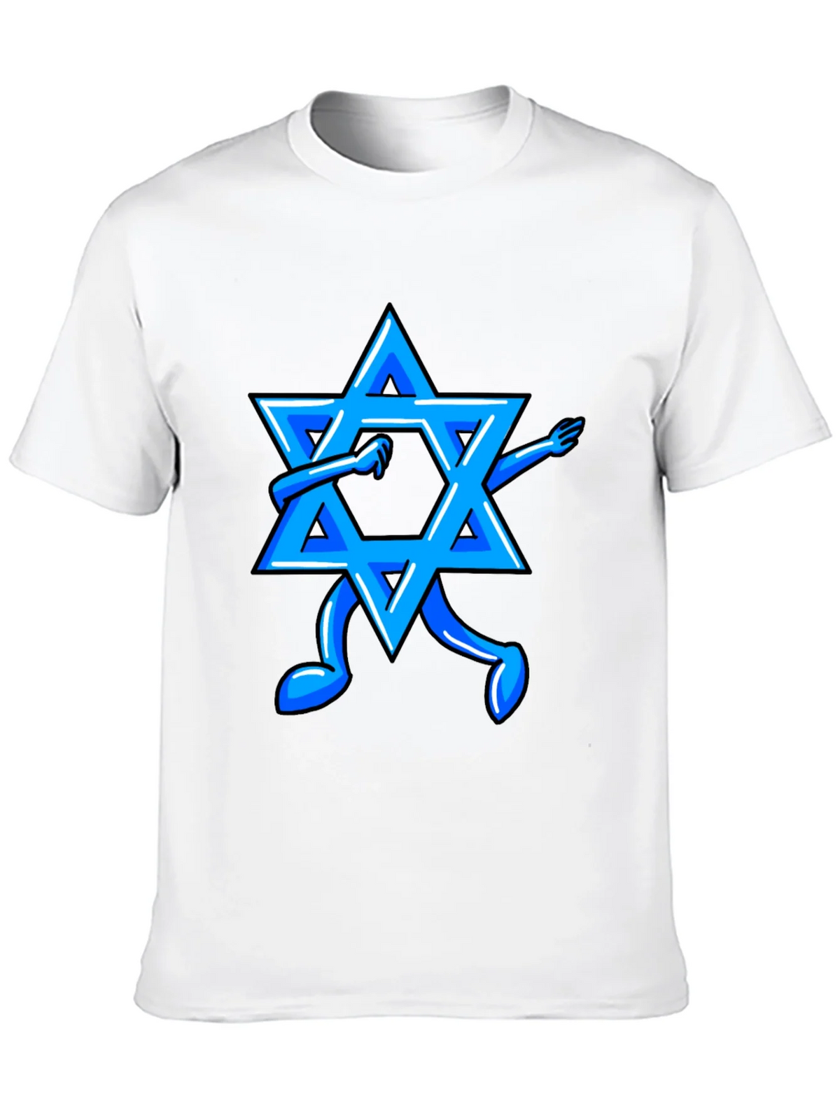 Dabbing Star of David Graphic Tee product image 9