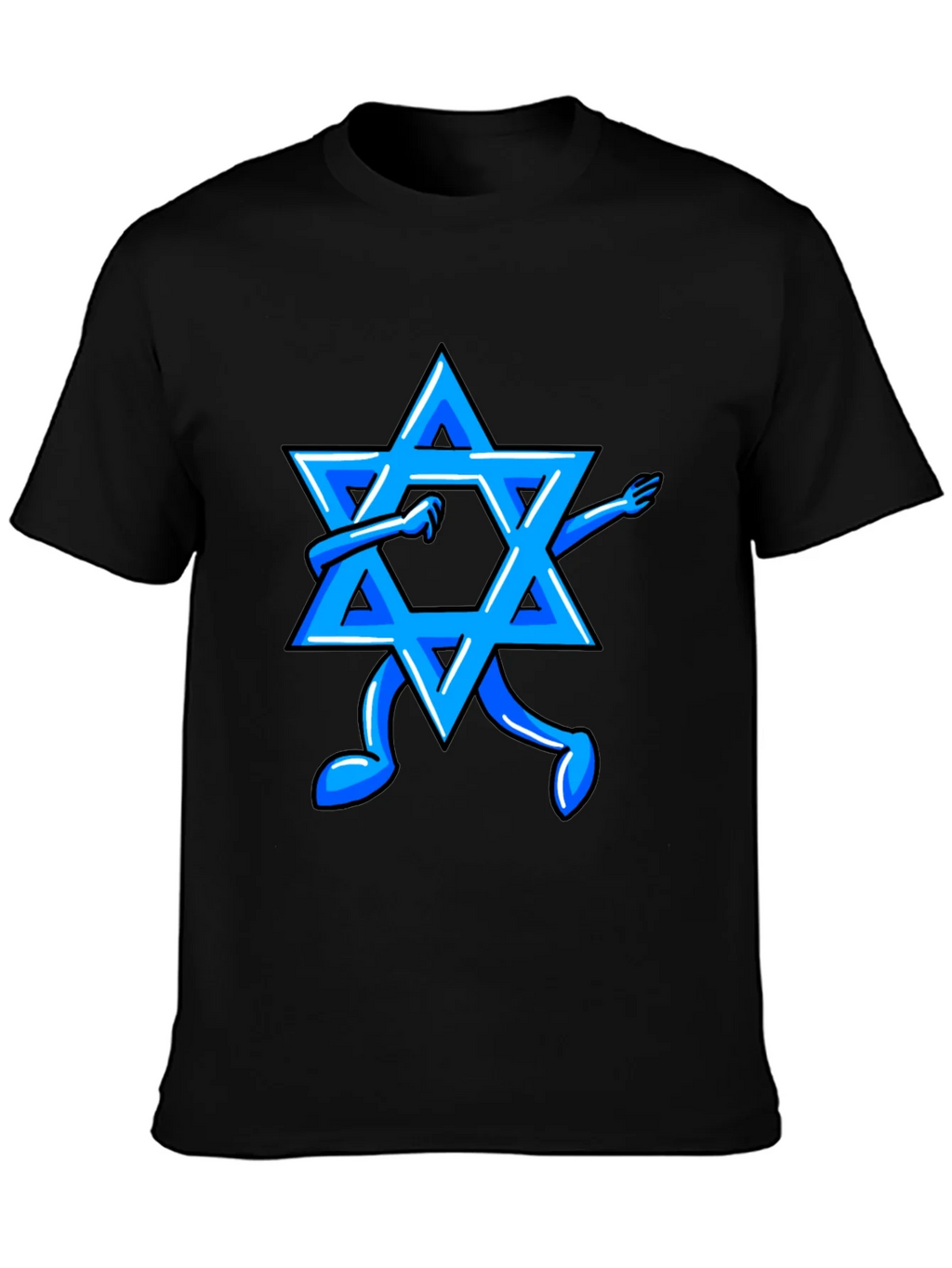 Dabbing Star of David Graphic Tee product image 3