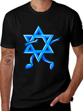 Dabbing Star of David Graphic Tee product image 1