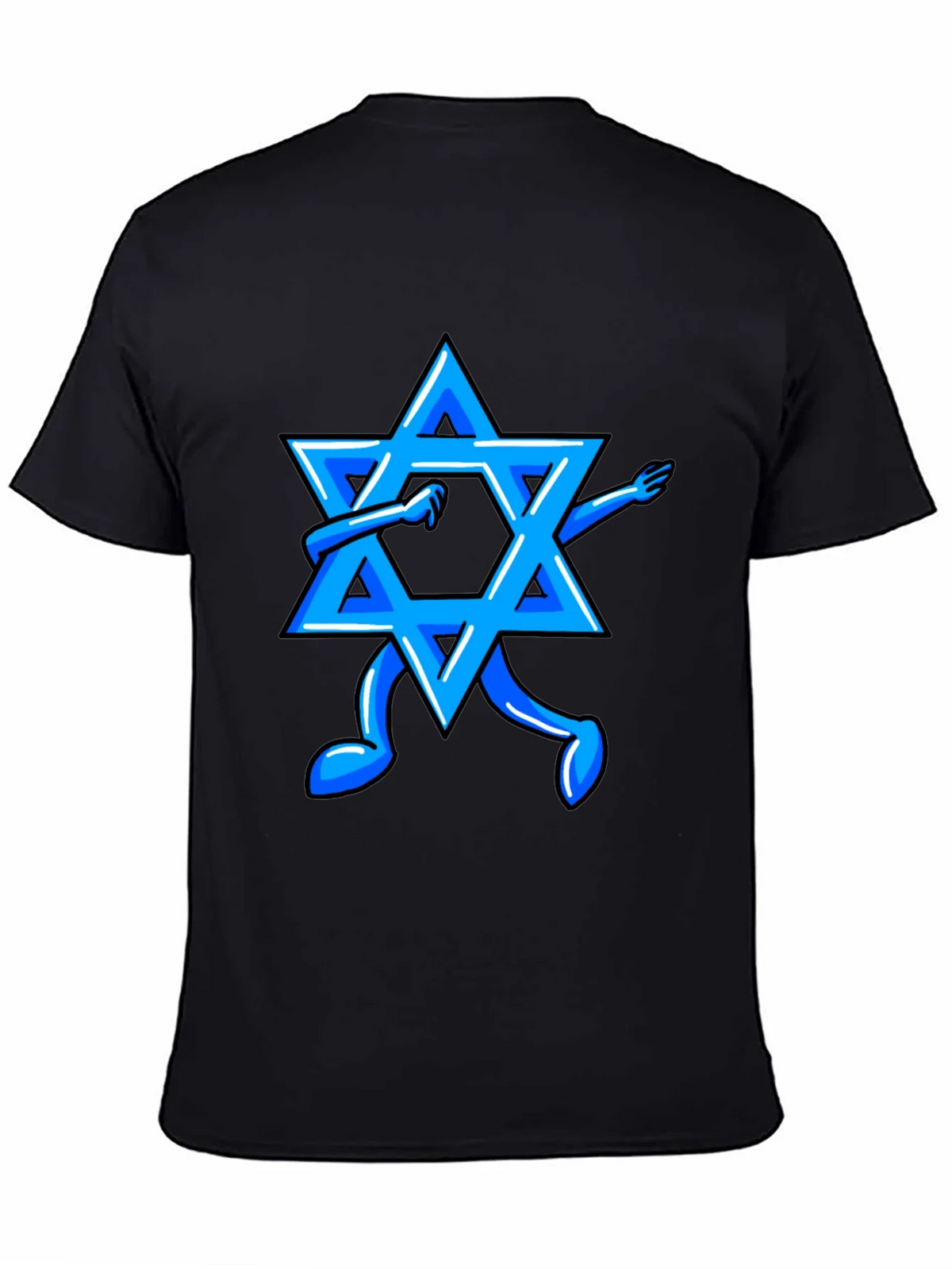 Dabbing Star of David Graphic Tee product image 4