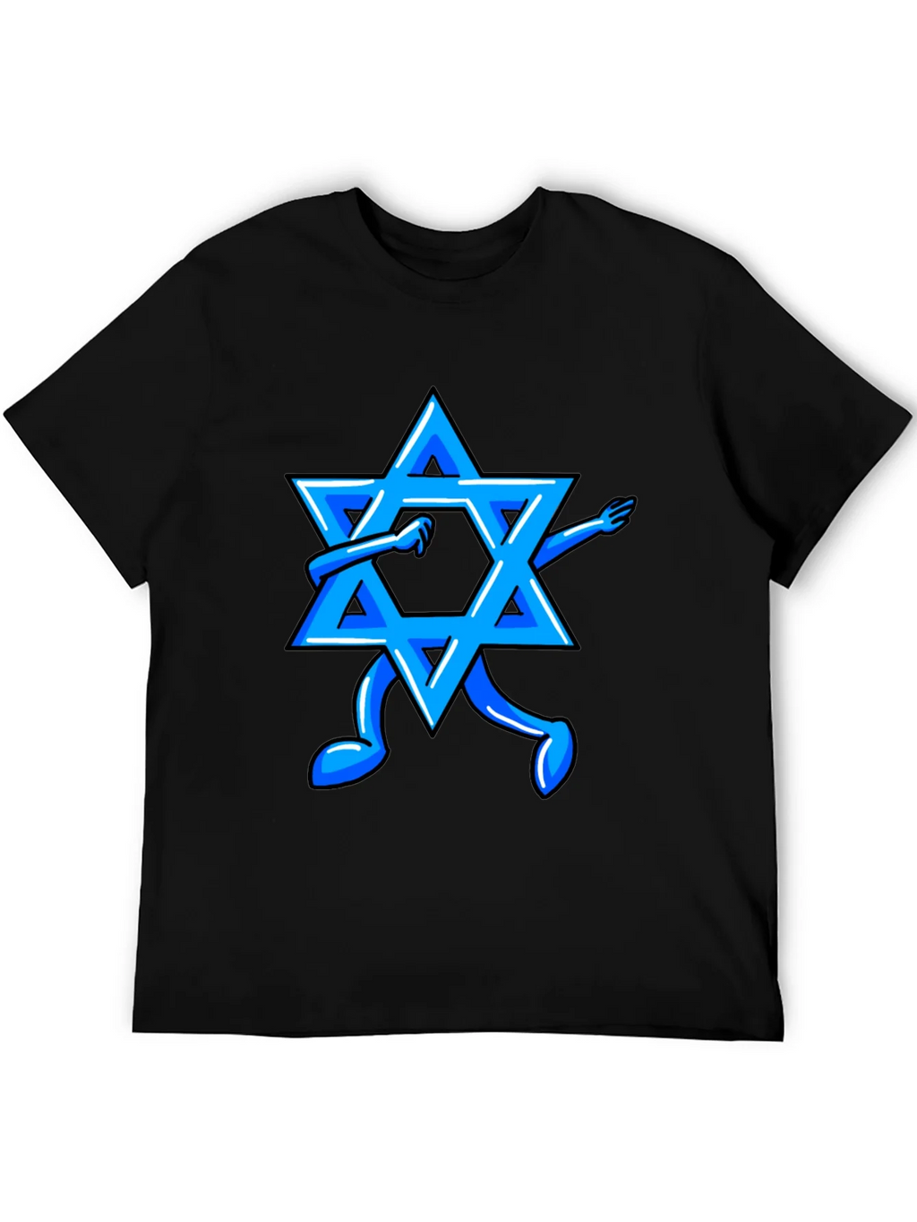 Dabbing Star of David Graphic Tee product image 5