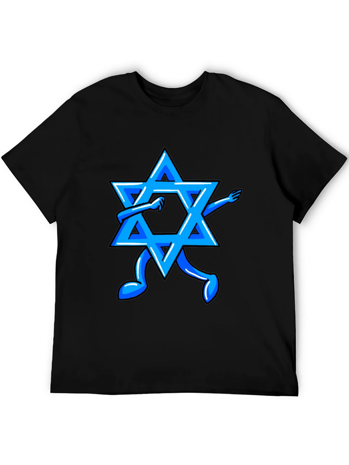 Dabbing Star of David Graphic Tee product image 5