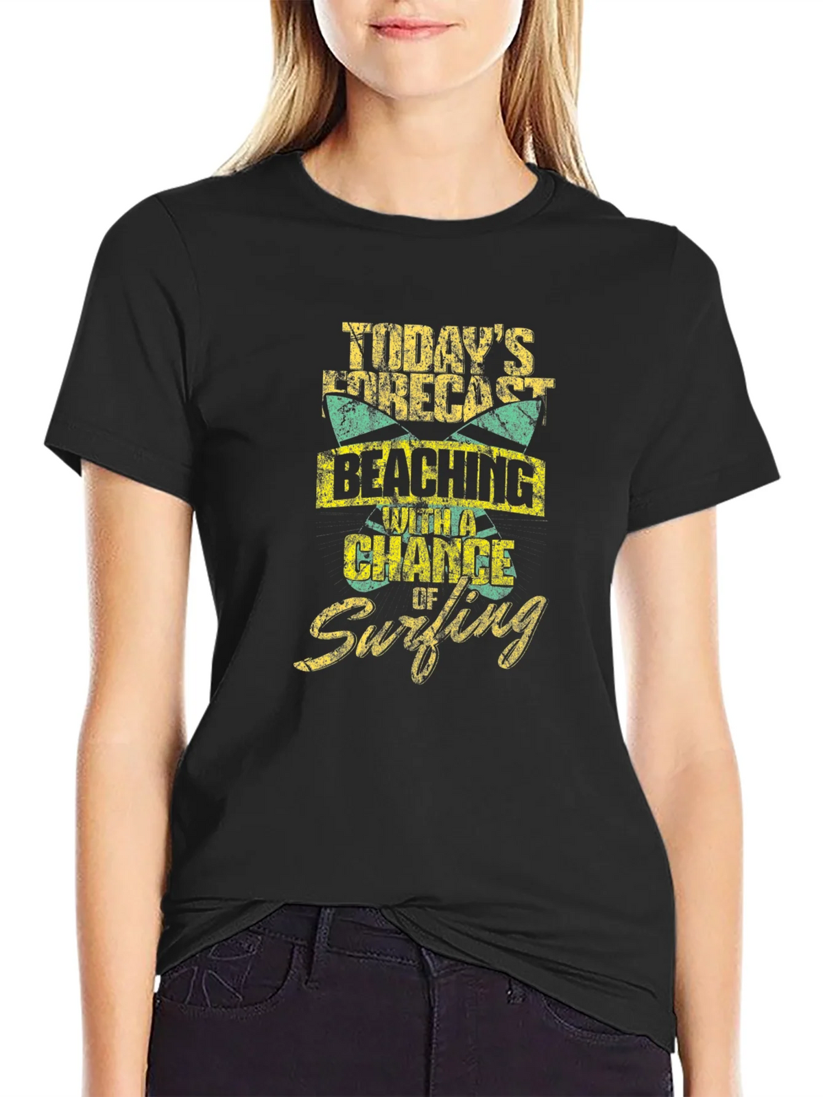 Beaching and Surfing Graphic T-Shirt product image 2