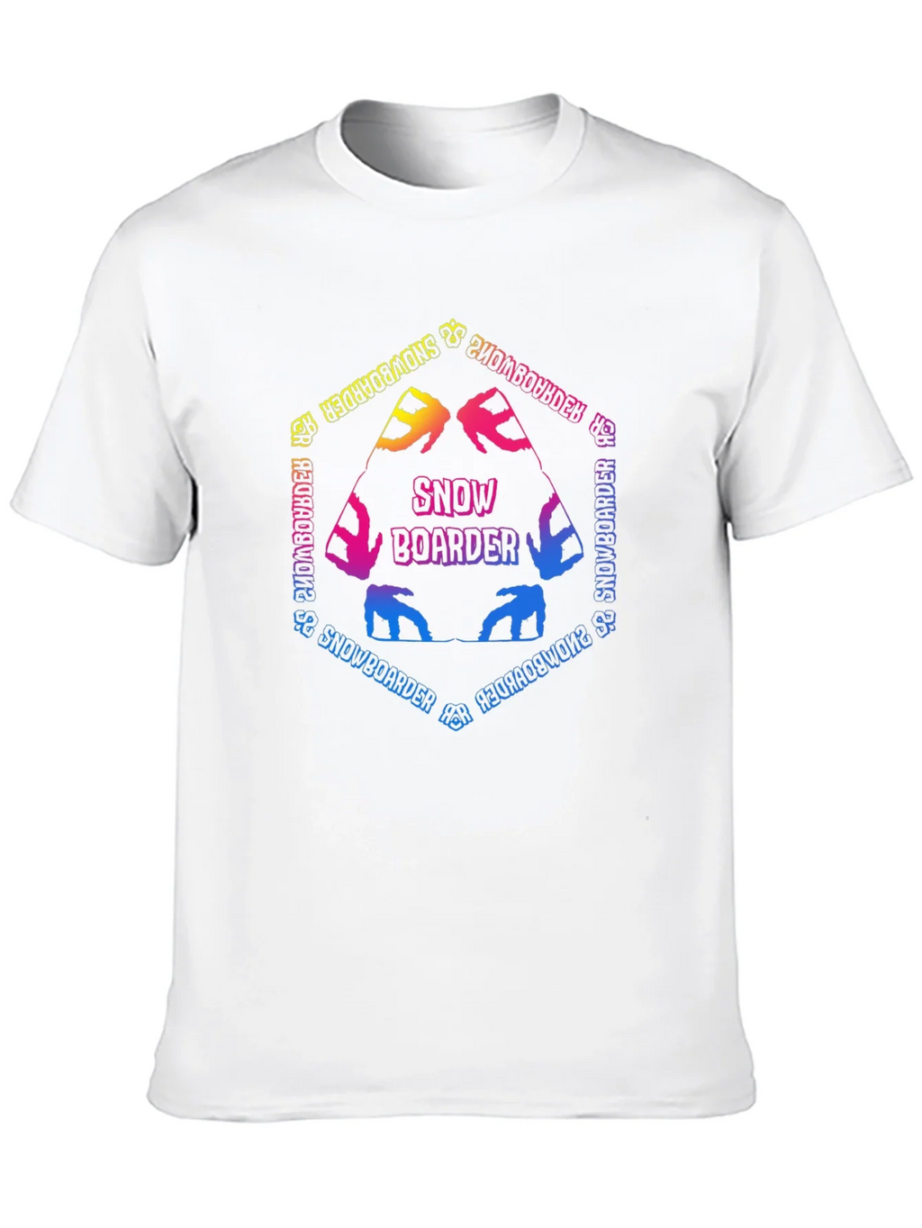 Snowboarder Graphic T-Shirt - Colorful Design product image 9