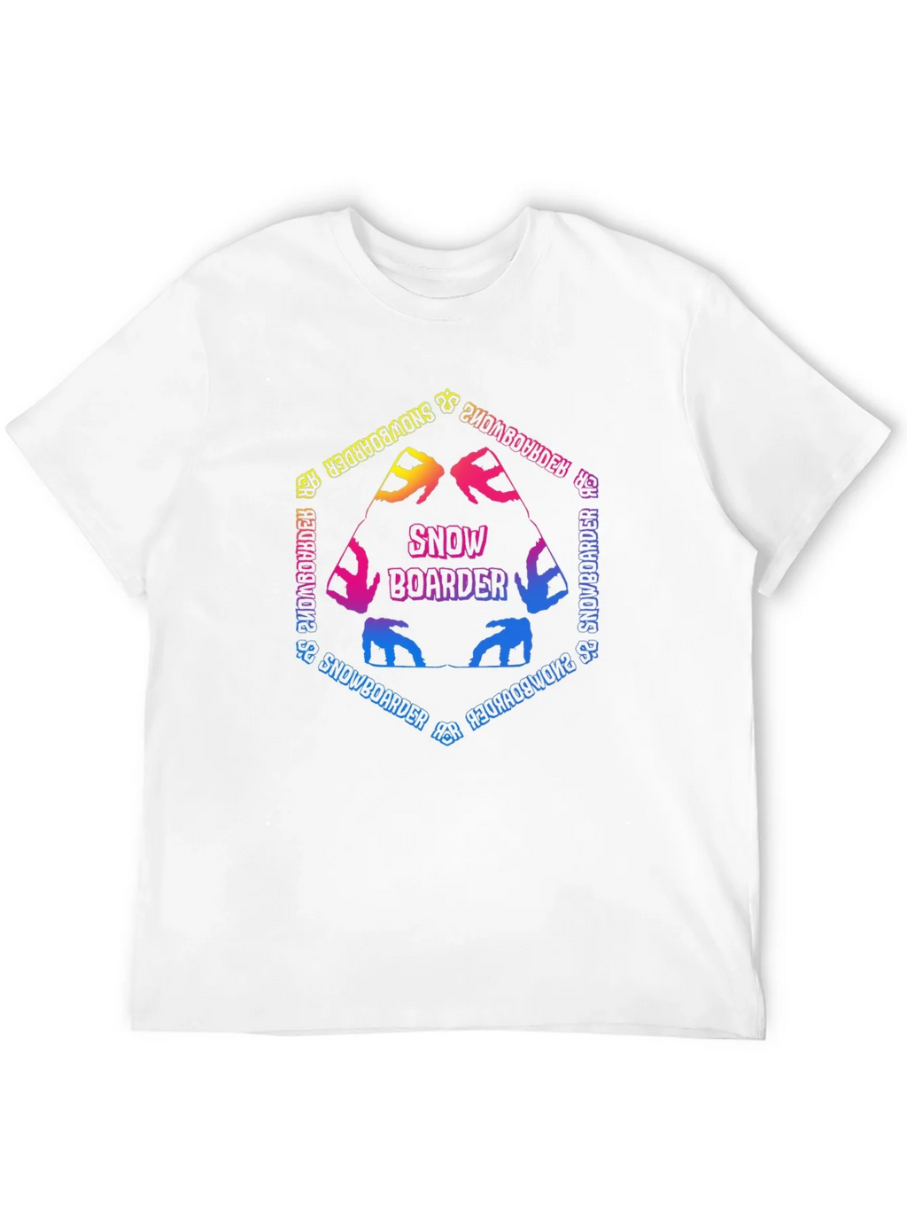 Snowboarder Graphic T-Shirt - Colorful Design product image 11