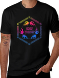Snowboarder Graphic T-Shirt - Colorful Design product image 1