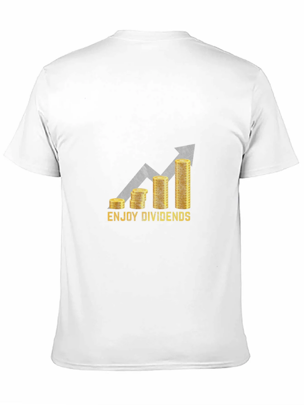 Enjoy Dividends Black Graphic Tee product image 10