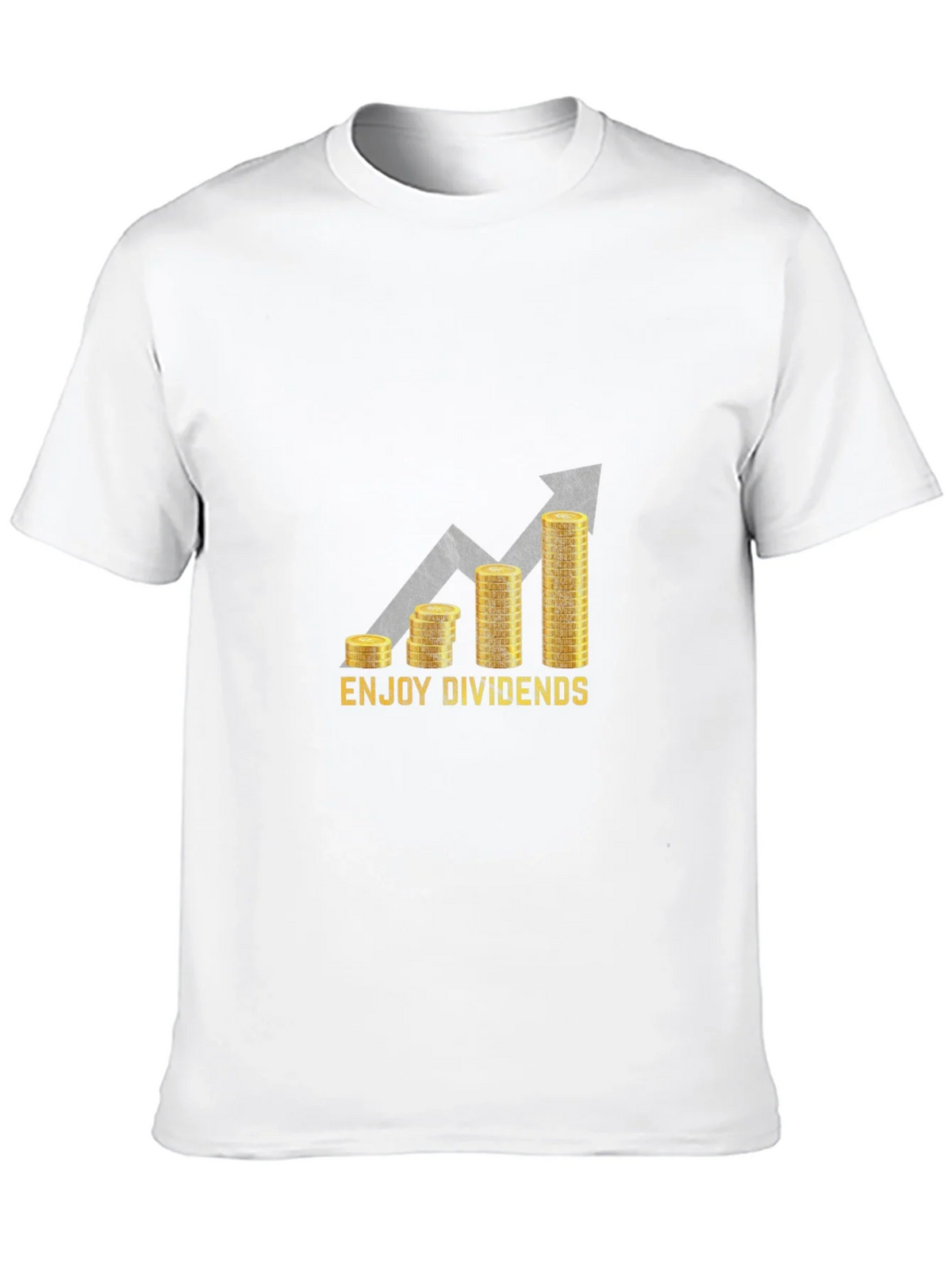 Enjoy Dividends Black Graphic Tee product image 9