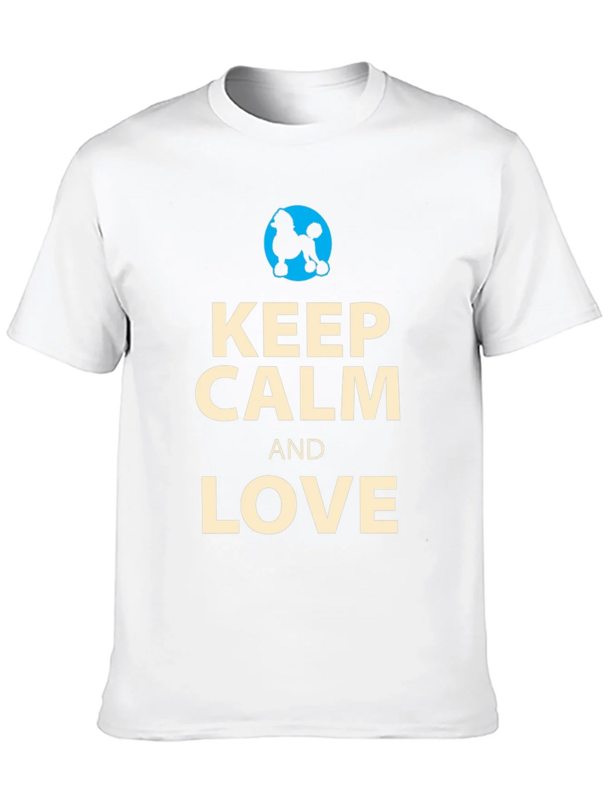 Keep Calm and Love Poodles T-Shirt product image 4