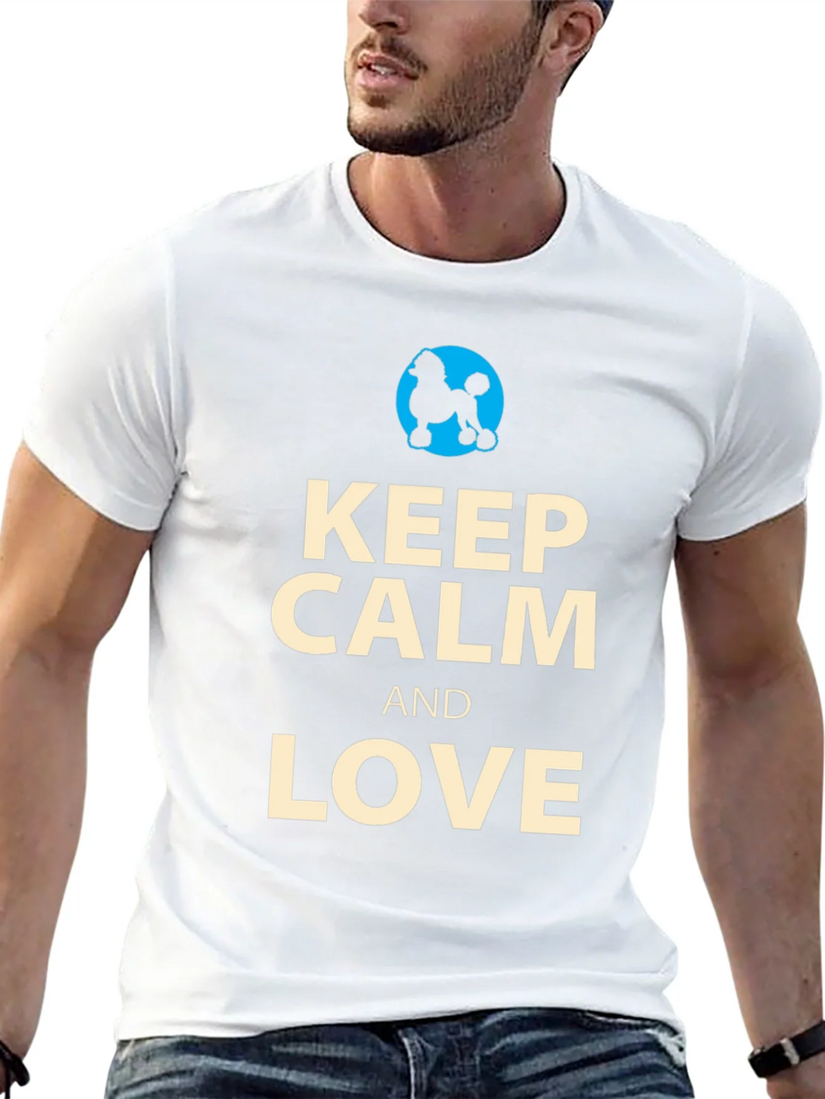 Keep Calm and Love Poodles T-Shirt product image 6