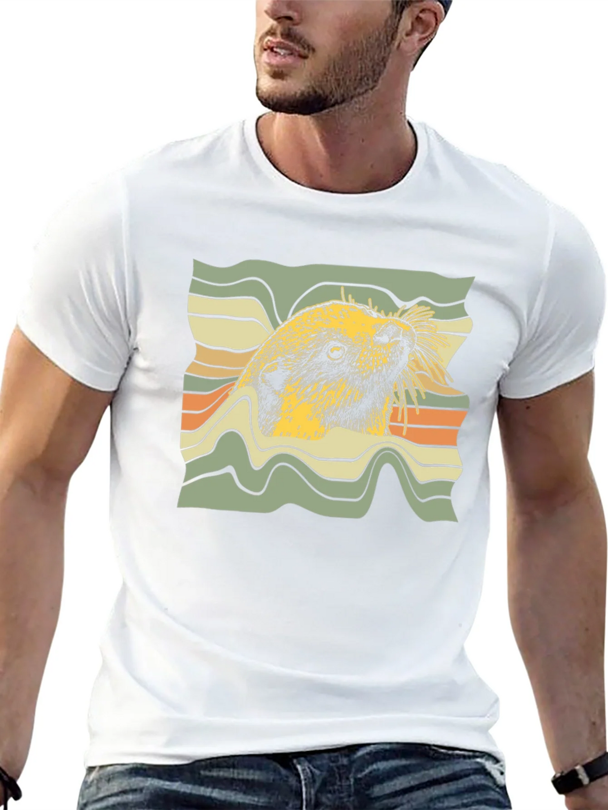 Retro Otter Graphic Tee product image 11