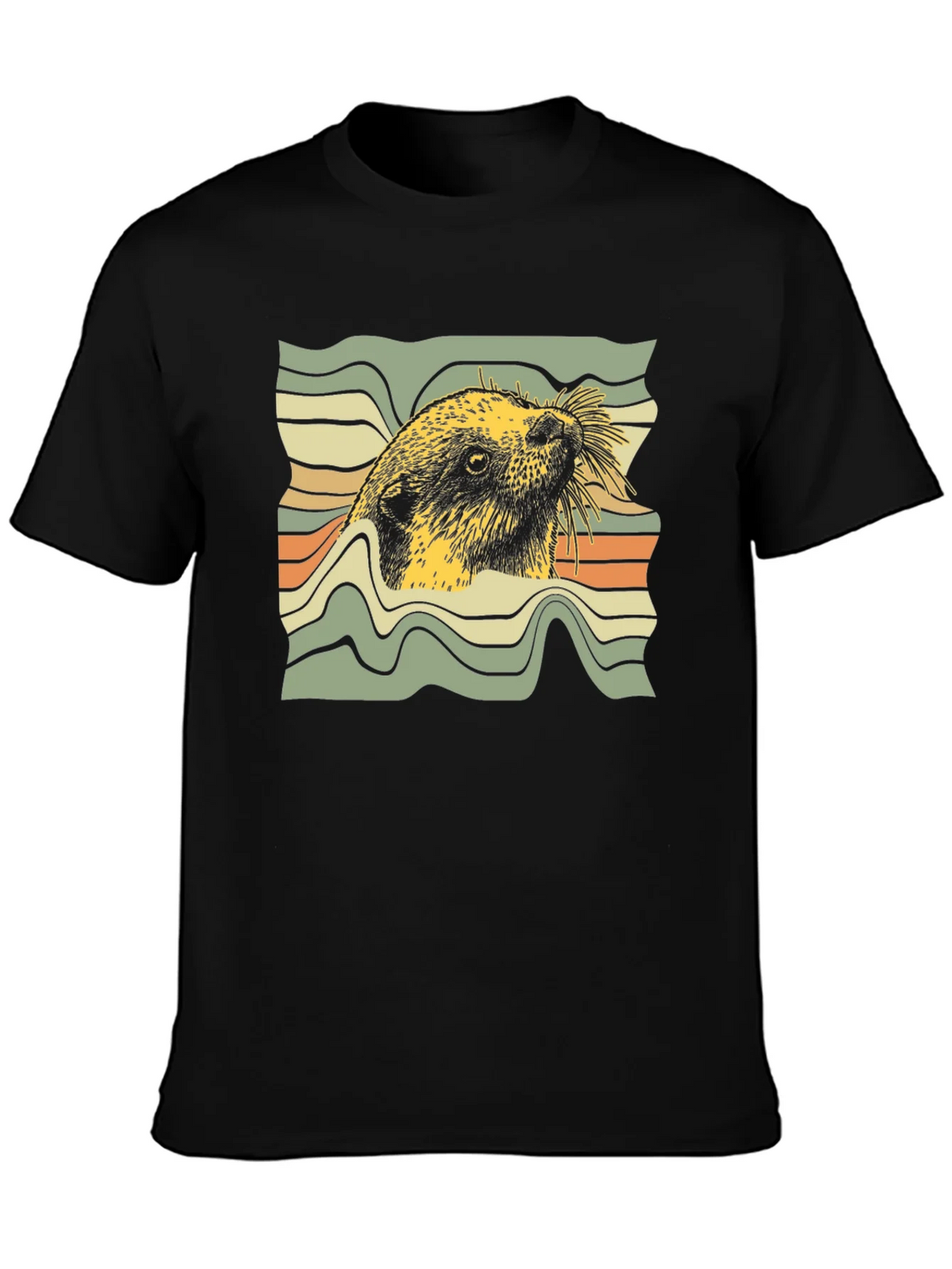 Retro Otter Graphic Tee product image 3