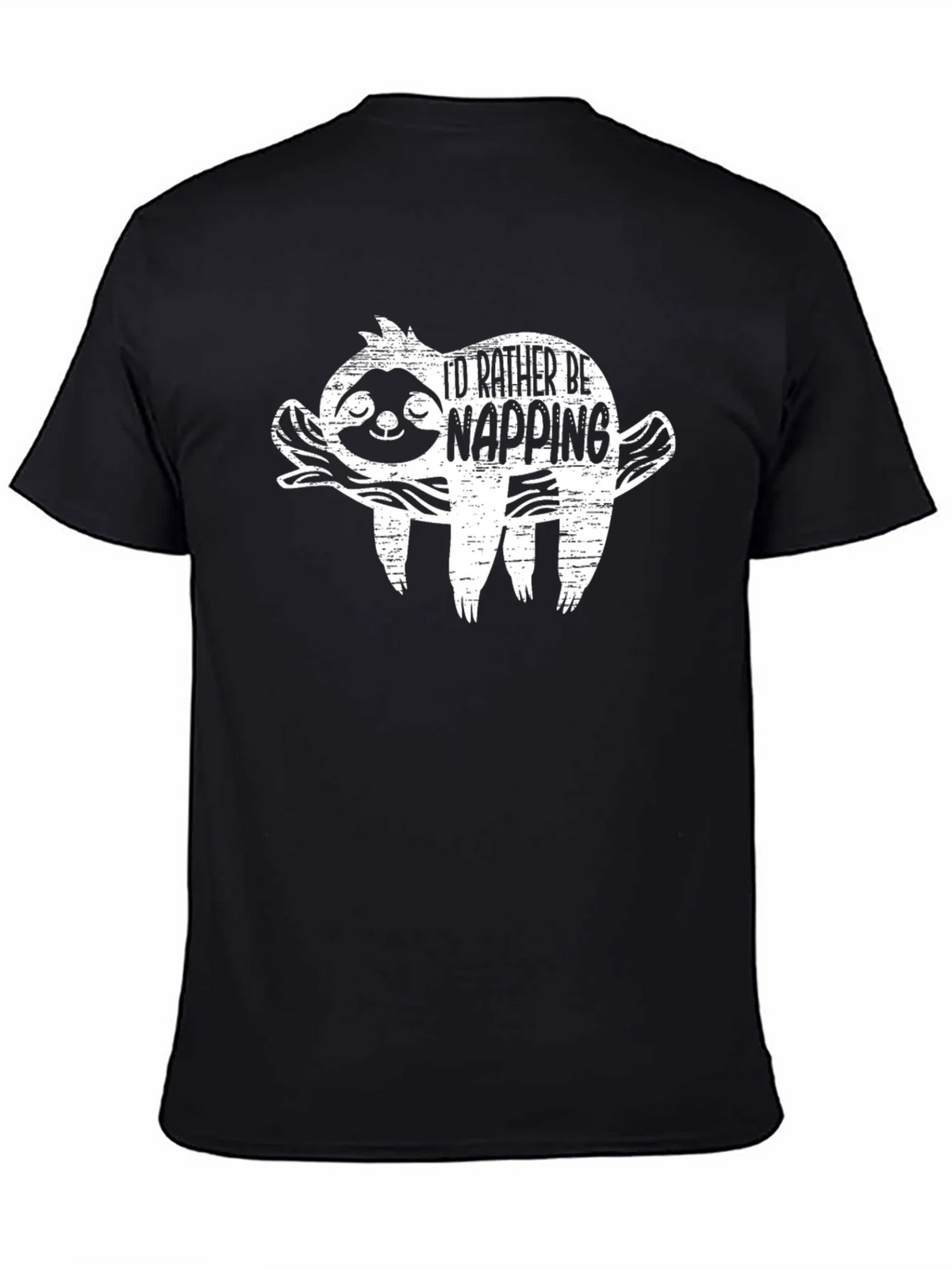 Id Rather Be Napping Sloth Graphic T-Shirt product image 4