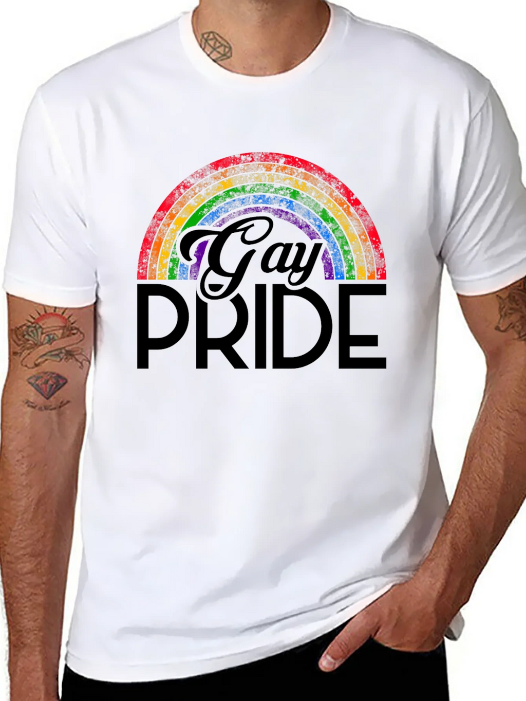 Gay Pride Rainbow T-Shirt - Unisex Adult product image 7
