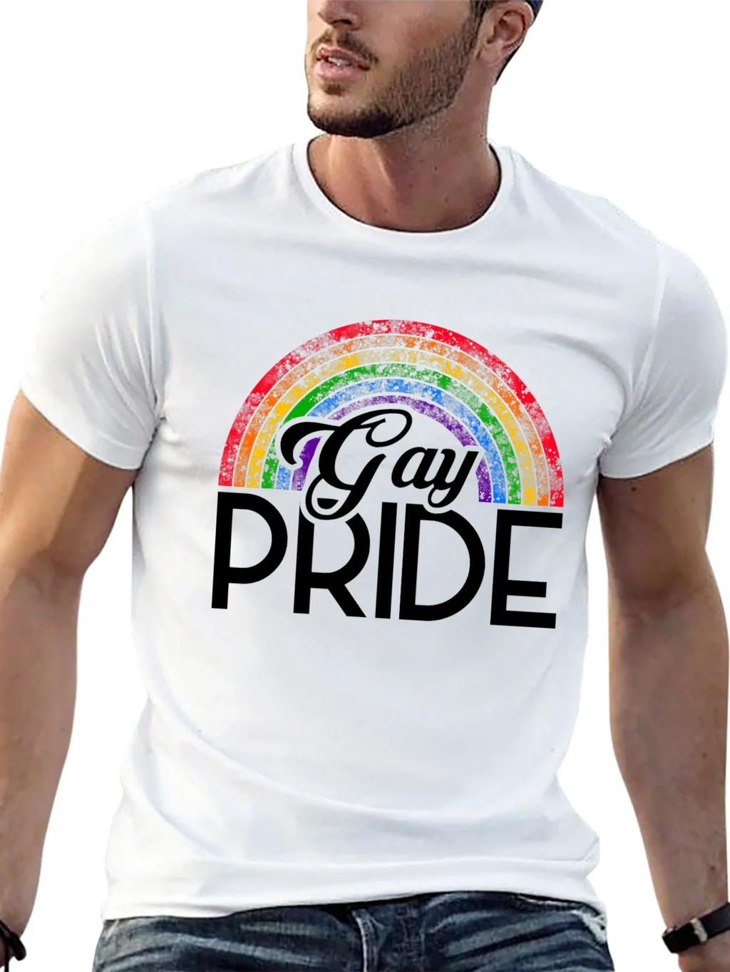 Gay Pride Rainbow T-Shirt - Unisex Adult product image 12