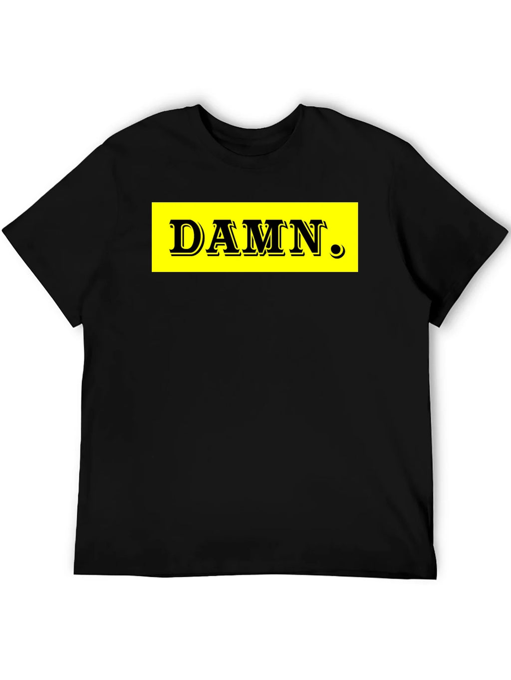 DAMN. Graphic Tee - Black Cotton Blend product image 5