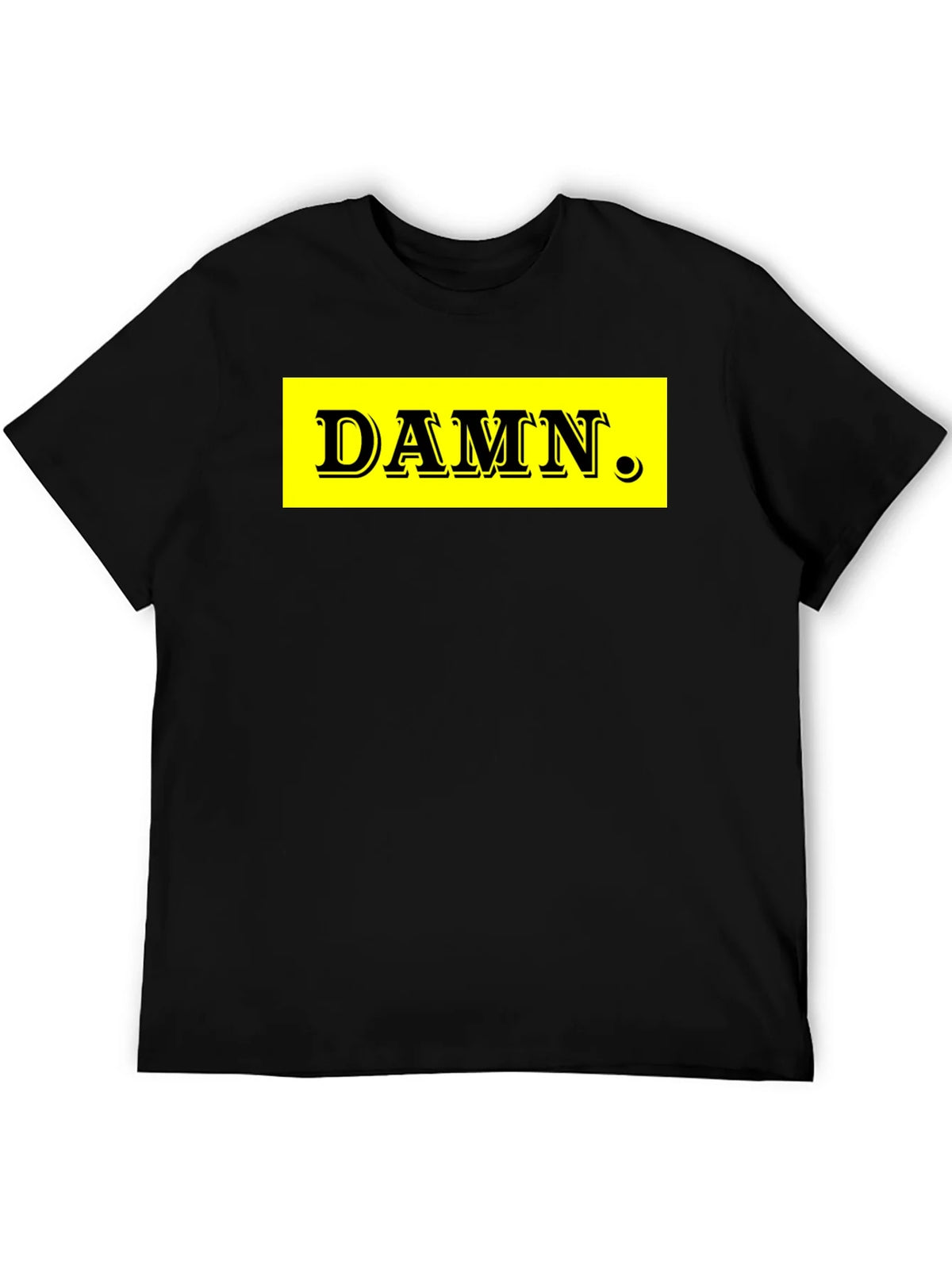 DAMN. Graphic Tee - Black Cotton Blend product image 5