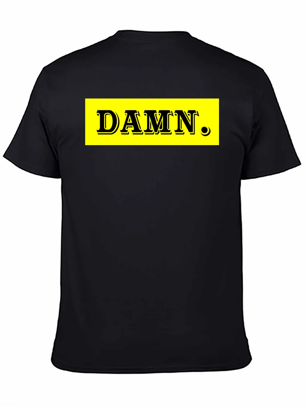 DAMN. Graphic Tee - Black Cotton Blend product image 4
